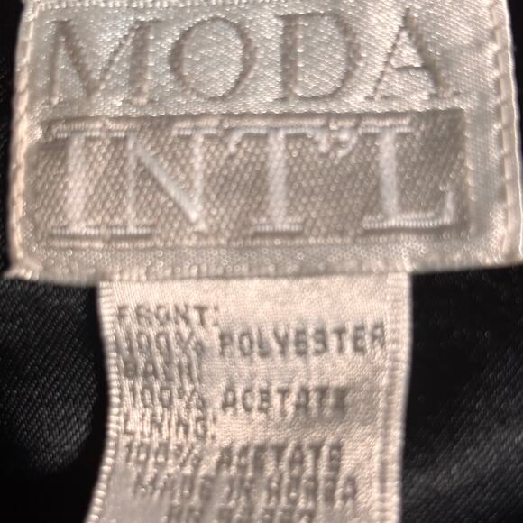 Vintage 80s Moda International Baroque Tapestry Vest Medium Adjustable Back - Picture 8 of 10